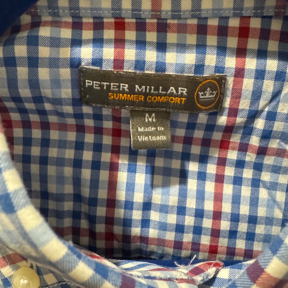Peter Millar Size Medium Button Down - image 3